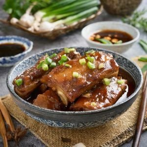 Braised Shanghai spareribs