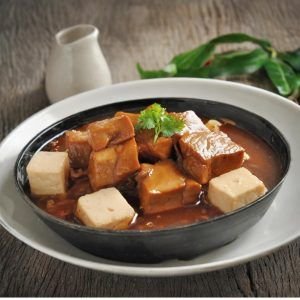 brased pork and bean curd