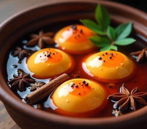Red-cooked eggs