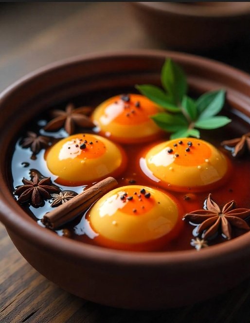 Red-cooked eggs